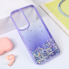 Futrola Frame Glitter za Samsung A556B Galaxy A55 5G ljubicasta Futrola Frame Glitter za Samsung A556B Galaxy A55 5G ljubicasta