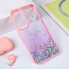 Futrola Frame Glitter za Samsung A556B Galaxy A55 5G roze Futrola Frame Glitter za Samsung A556B Galaxy A55 5G roze