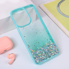 Futrola Frame Glitter za Xiaomi Redmi 13C mint