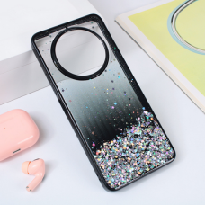 Futrola Frame Glitter za Xiaomi Redmi A3 crna Futrola Frame Glitter za Xiaomi Redmi A3 crna