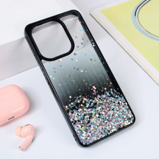 Futrola Frame Glitter za Xiaomi Redmi Note 13 4G crna