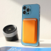 Futrola Leather Magsafe Pocket za iPhone 12 narandzasta Futrola Leather Magsafe Pocket za iPhone 12 narandzasta