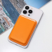 Futrola Leather Magsafe Pocket za iPhone 14 narandzasta Futrola Leather Magsafe Pocket za iPhone 14 narandzasta