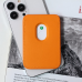 Futrola Leather Magsafe Pocket za iPhone 14 narandzasta Futrola Leather Magsafe Pocket za iPhone 14 narandzasta