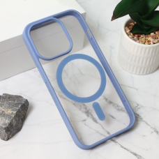 Futrola Magsafe Frame Color za iPhone 15 Pro 6.1 plava