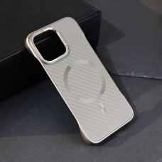 Futrola Magsafe Carbon za iPhone 13 Pro 6.1 siva
