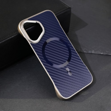 Futrola Magsafe Carbon za iPhone 16 6.1 plava