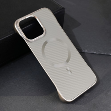 Futrola Magsafe Carbon za iPhone 16 Pro Max 6.9 siva