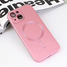 Futrola Magsafe Chrome za iPhone 15 6.1 roze