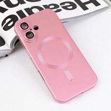 Futrola Magsafe Chrome za iPhone 16 6.1 roze