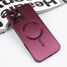 Futrola Magsafe Chrome za iPhone 16 Pro Max 6.9 bordo