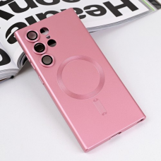 Futrola Magsafe Chrome za Samsung S918B Galaxy S23 Ultra roze