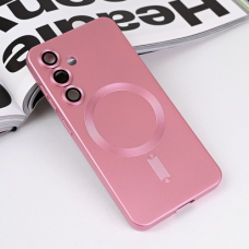 Futrola Magsafe Chrome za Samsung S921B Galaxy S24 roze