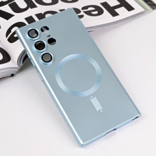 Futrola Magsafe Chrome za Samsung S928B Galaxy S24 Ultra plava