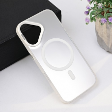 Futrola Magsafe Clear za iPhone 16 6.1 srebrna