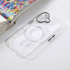 Futrola Magsafe Color Pop za iPhone 16 6.1 bela