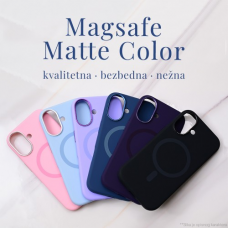 Futrola Magsafe Matte Color iPhone 15 Pro Max 6.7 crna