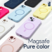Futrola Magsafe Pure color za iPhone 16 Pro 6.3 roze