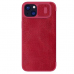 Futrola Nillkin Qin Pro za iPhone 15 Plus 6.7 crvena Futrola Nillkin Qin Pro za iPhone 15 Plus 6.7 crvena