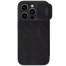 Futrola Nillkin Qin Pro za iPhone 15 Pro Max 6.7 crna Futrola Nillkin Qin Pro za iPhone 15 Pro Max 6.7 crna