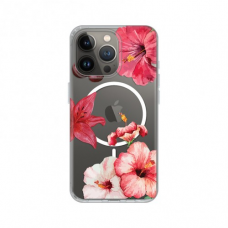Futrola Print Magsafe za iPhone 13 Pro 6.1 Hibiscus
