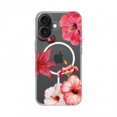 Futrola Print Magsafe za iPhone 16 6.1 Hibiscus