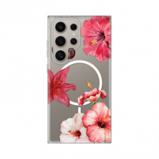 Futrola Print Magsafe za Samsung S918B Galaxy S23 Ultra Hibiscus