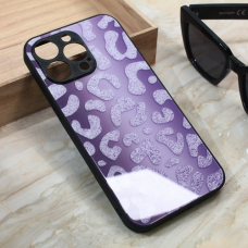 Futrola Shiny glass za iPhone 13 Pro Max 6.7 ljubicasta