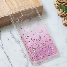 Futrola Silikonska Glitter za Huawei P40 Lite roze