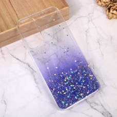 Futrola Silikonska Glitter za Samsung A256B Galaxy A25 5G ljubicasta