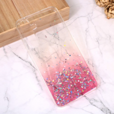Futrola Silikonska Glitter za Samsung A556F Galaxy A55 5G roze