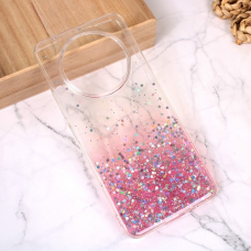 Futrola Silikonska Glitter za Xiaomi Redmi A3 roze