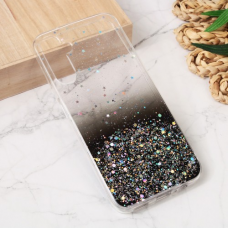 Futrola Silikonska Glitter za Samsung A145R/A146B Galaxy A14 4G/5G crna