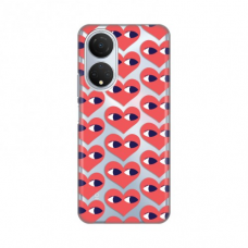 Futrola Silikonska Print Skin za Honor X7 Eye Heart Pattern