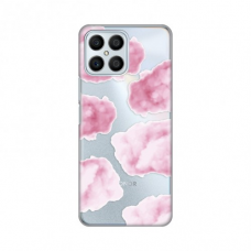 Futrola Silikonska Print Skin za Honor X8 Pink Clouds