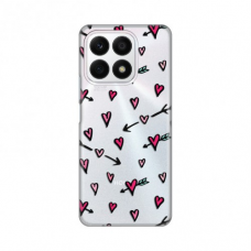 Futrola Silikonska Print Skin za Honor X8a Heart Pattern