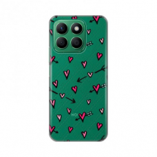 Futrola Silikonska Print Skin za Honor X8b Heart Pattern