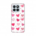 Futrola Silikonska Print Skin za Honor X8b Pink Hearts