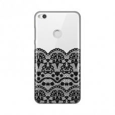 Futrola Silikonska Print Skin Za Huawei Honor 8 Lite/P8 Lite 2017/P9 Lite 2017 Black Lace