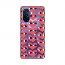 Futrola Silikonska Print Skin za Huawei Nova Y70/Y70 Plus Eye Heart Pattern