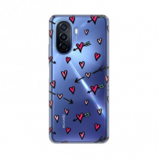 Futrola Silikonska Print Skin za Huawei Nova Y70/Y70 Plus Heart Pattern
