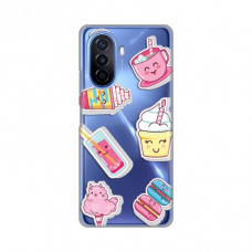 Futrola Silikonska Print Skin za Huawei Nova Y70/Y70 Plus Ice cream