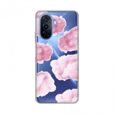 Futrola Silikonska Print Skin za Huawei Nova Y70/Y70 Plus Pink Clouds