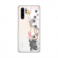 Futrola Silikonska Print Skin za Huawei P30 Pro Cats