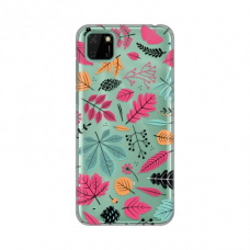 Futrola Silikonska Print Skin za Huawei Y5p/Honor 9S Colorful Leaves