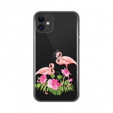 Futrola Silikonska Print Skin za iPhone 11 6.1 Flamingo