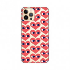 Futrola Silikonska Print Skin za iPhone 12/12 Pro 6.1 Eye Heart Pattern