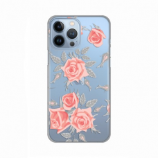 Futrola Silikonska Print Skin za iPhone 13 Pro Max Elegant Roses
