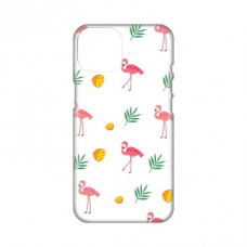 Futrola Silikonska Print Skin za iPhone 14 6.1 Flamingos