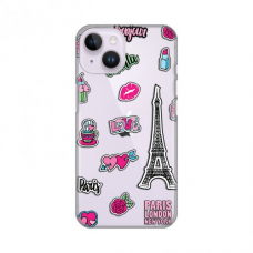 Futrola Silikonska Print Skin za iPhone 14 6.1 Love Paris